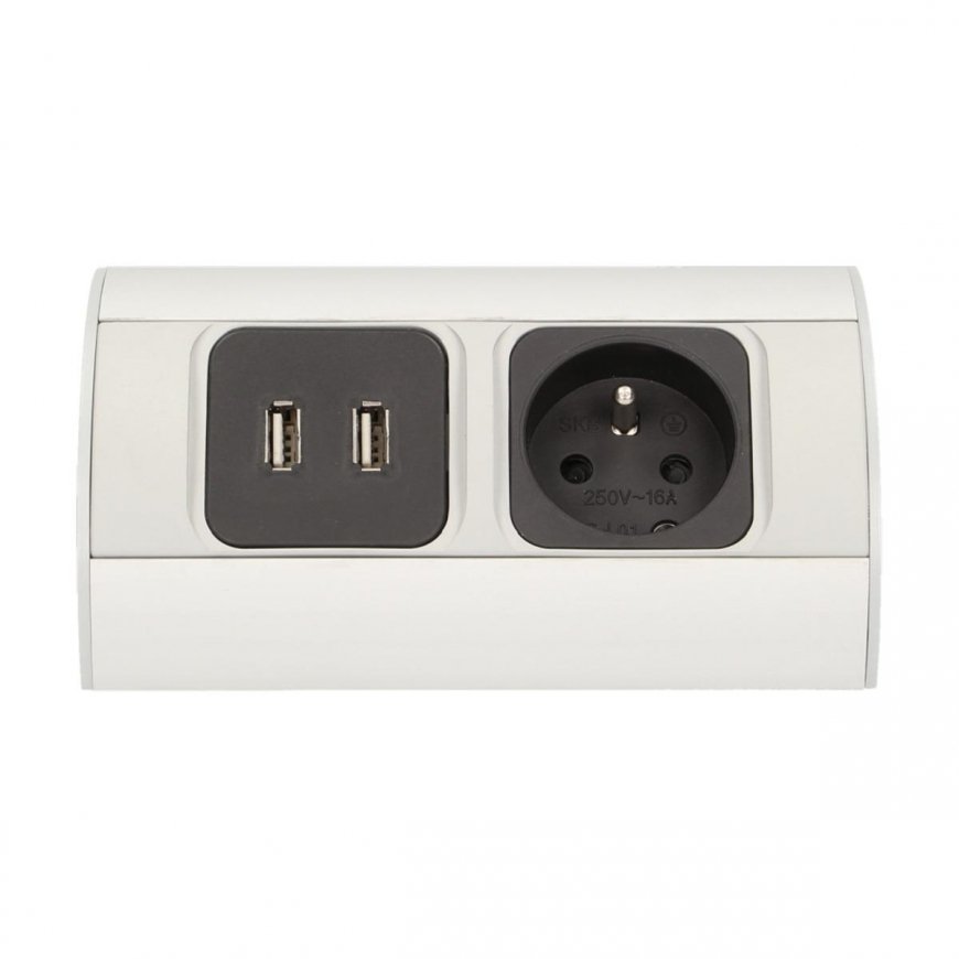 Orno Vienkartinis baldų dangalas su/be 16A + 2 xUSB IP20 aliuminio folija/OR-AE-1310 – 5