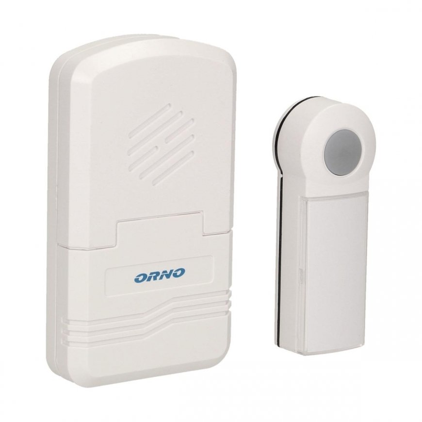 Orno DISCO DC wireless doorbell, lighting battery, white (OR-DB-KH-122) – 5