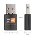 RoGer USB WiFi Dual Band Adapteris 802.11ac / 600mbps / RTL8811cu RoGer USB WiFi Dual Band Adapteris 802.11ac / 600mbps / RTL8811cu