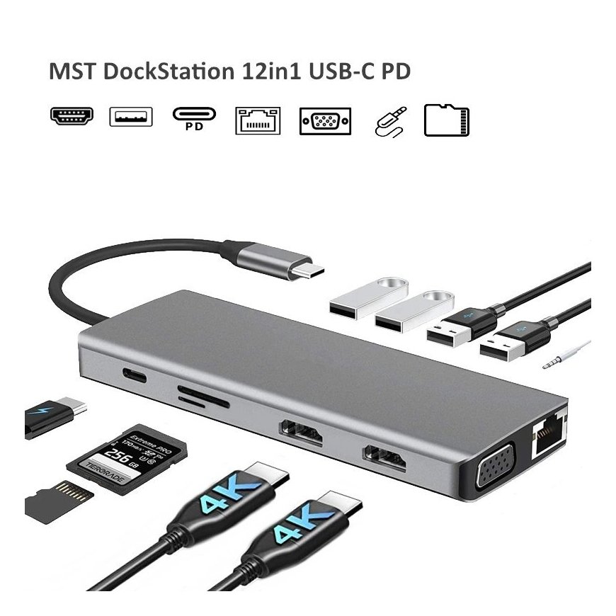 RoGer MST Dock Station 12in1 Lite