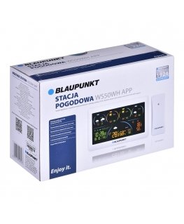 BLAUPUNKT Stacja pogodowa z 1 czujnikiem zewnętrznym WS50WH APP