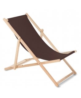 Wooden deck chair, brown color GreenBlue GB183