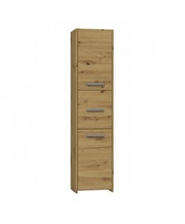 Topeshop S43 ARTISAN bathroom storage cabinet Oak