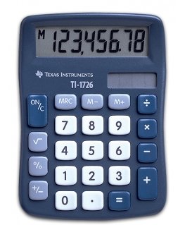 Texas Instruments TI-1726 laskin Tasku Perus Sininen