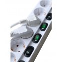Brennenstuhl 1153110126 power extension 2 m 6 AC outlet(s) Indoor White Brennenstuhl 1153110126 power extension 2 m 6 AC outlet(s) Indoor White