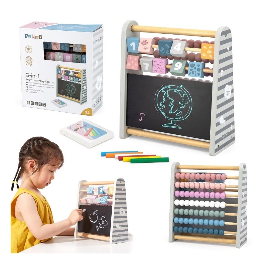 Viga Toys Viga PolarB Double sided credit table with 3w1