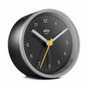 Braun BC12SB Kvartsiherätyskello Musta, Hopea