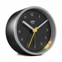 Braun BC12SB Kvarca modinātājpulkstenis Melns, Sudrabs