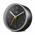 Braun BC12SB Kvarts äratuskell Must, Hõbe