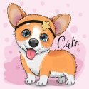Beldizart Corgi 20*20 cm WD2473 Beldizart Corgi 20*20 cm WD2473
