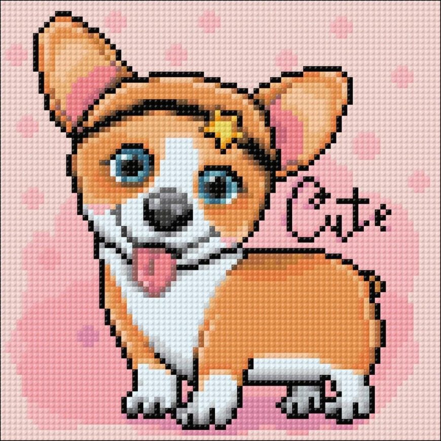 Beldizart Corgi 20*20 cm WD2473 – 2