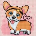 Beldizart Corgi 20*20 cm WD2473 Beldizart Corgi 20*20 cm WD2473