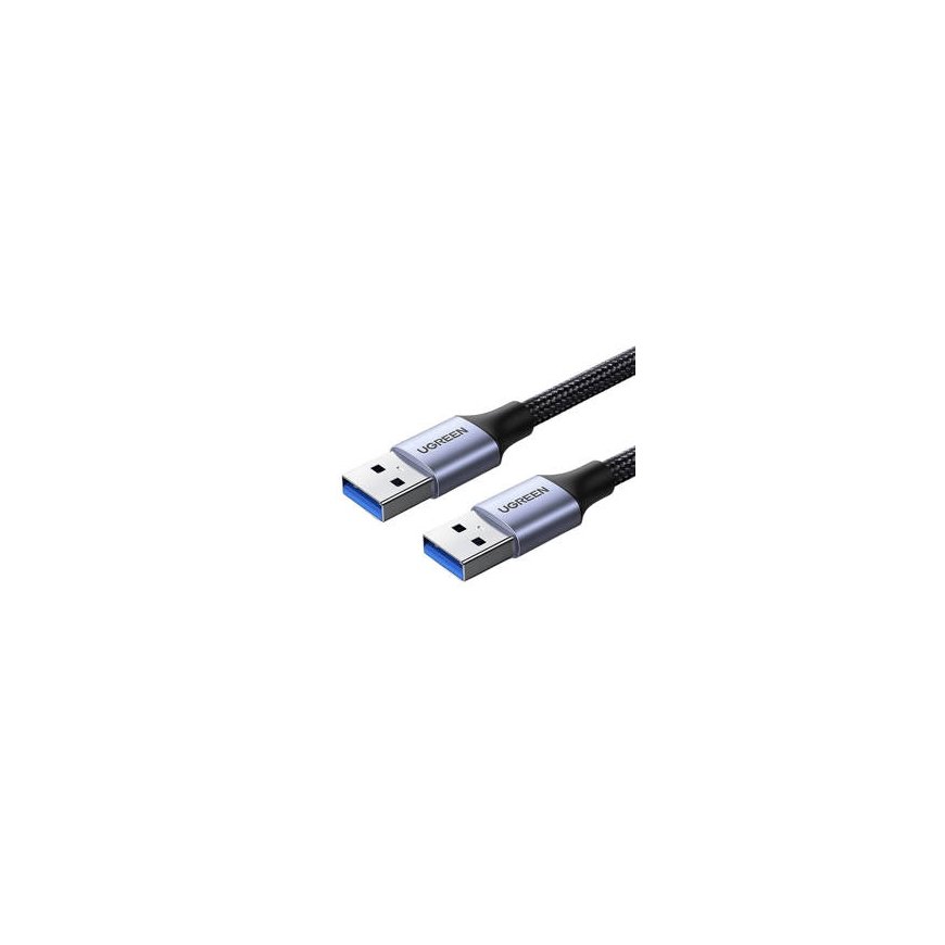 USB3.0 cable Male USB-A to Male USB-A UGREEN 2A, 0.5m (black) – 2