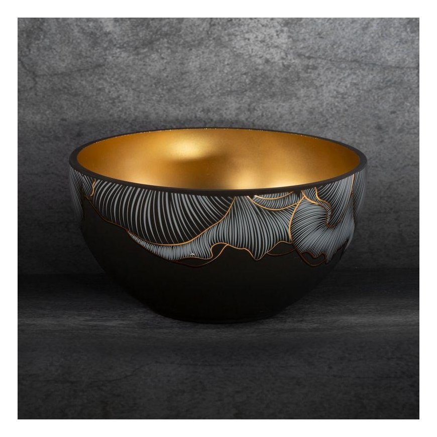 Eurofirany LIMITED COLLECTION PEONIA1 Art glass bowl, ∅ 25 X 13 cm – 2