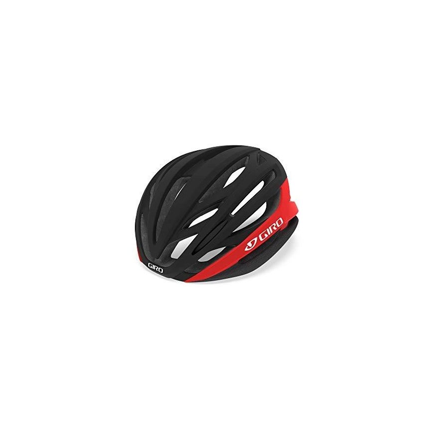 „Giro“ plento dviračių šalmo sintaksė matinė juoda ryškiai raudona M (55–59 cm)