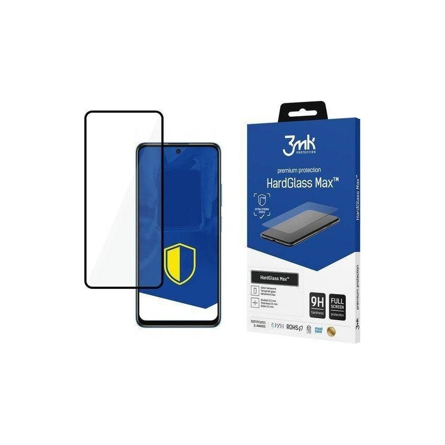 3MK Tempered glass 3MK HardGlass Max POCO M4 Pro 5G black – 2