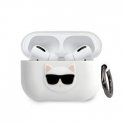 Karl Lagerfeld Protective Case KLACAPSILCHWH Silicone Choupette for AirPods Pro White