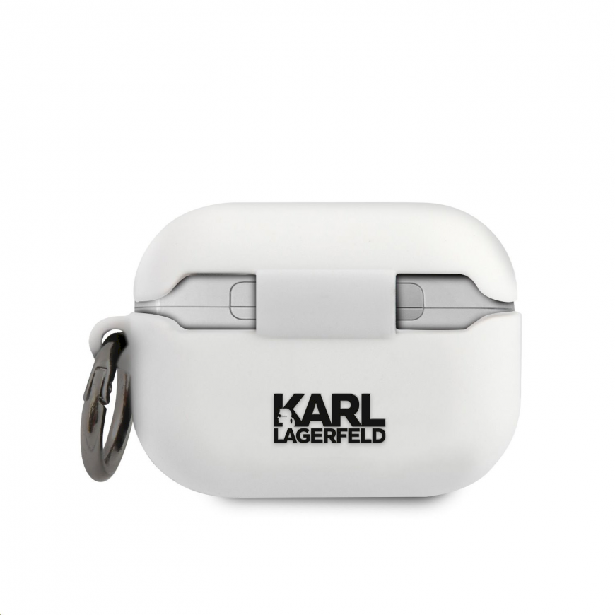Karl Lagerfeld Protective Case KLACAPSILCHWH Silicone Choupette for AirPods Pro White – 3