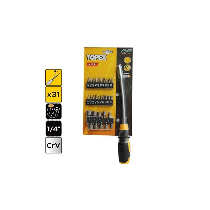 Topex 1/4" Flexible Screwdriver - 39D865