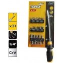 Topex 1/4" Flexible Screwdriver - 39D865 Topex 1/4" Flexible Screwdriver - 39D865