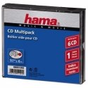 Hama CD-Multipack 6 6 diski Caurspīdīgs