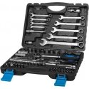 Mega 58082 82 Piece Set 1/2 1/4" 4-32mm with Combination Wrench 8-22mm Mega 58082 82 Piece Set 1/2 1/4" 4-32mm with Combination Wrench 8-22mm