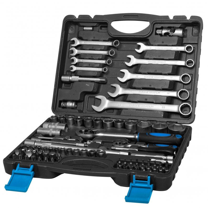 Mega 58082 82 Piece Set 1/2 1/4" 4-32mm with Combination Wrench 8-22mm – 3