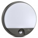 Lubinis šviestuvas Maclean lubų lempa Maclean MCE291 GR LED lempa su infraraudonųjų spindulių judesio jutikliu 1100lm 15W IP54 p