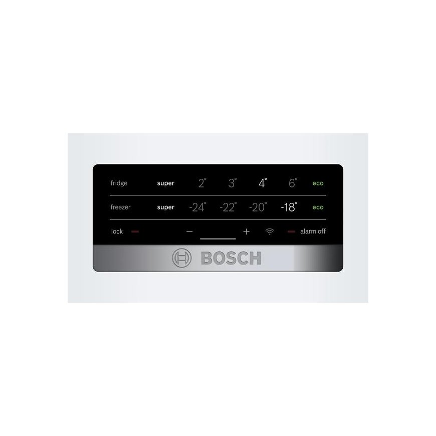 Bosch KGN49XWEA Serija 4, Laisvai statomas šaldytuvas-šaldiklis su šaldiklio skyriumi apačioje, 203 x 70 cm, Balta – 2