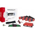 Amio Parking sensors, reverse, LED cob 4 sensors black inside 16.5mm