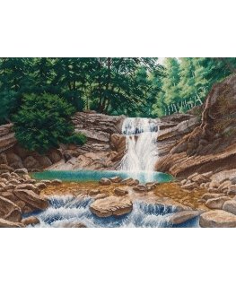 Beldizart Waterfall by the river Pshada S1470