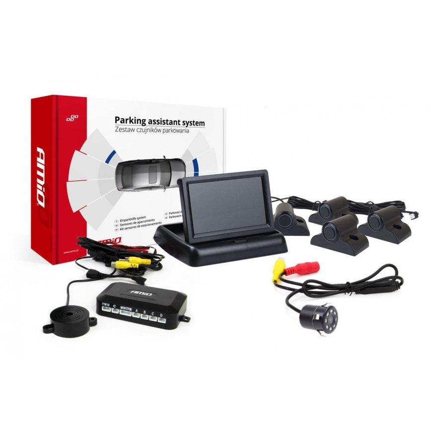 Amio Parking sensor kit tft02 4