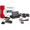 Amio Parking sensor kit tft02 4.3 inch with camera hd-307 and 4 sensors silver color Amio Parking sensor kit tft02 4.3 inch with camera hd-307 and 4 sensors silver color