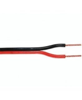 Cabletech Laidas kolonėlėms 2x0.2mm² juodas/raudonas (varinis)