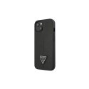 Case Guess GUHCP13SPSATLK iPhone 13 mini 5.4 inch Black / Black Solid SaffianoTriangle Logo Case Guess GUHCP13SPSATLK iPhone 13 mini 5.4 inch Black / Black Solid SaffianoTriangle Logo