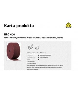 KLINGSPOR NON-WOVEN GRINDING ROLLER NRO 400 150mm (10mb)
