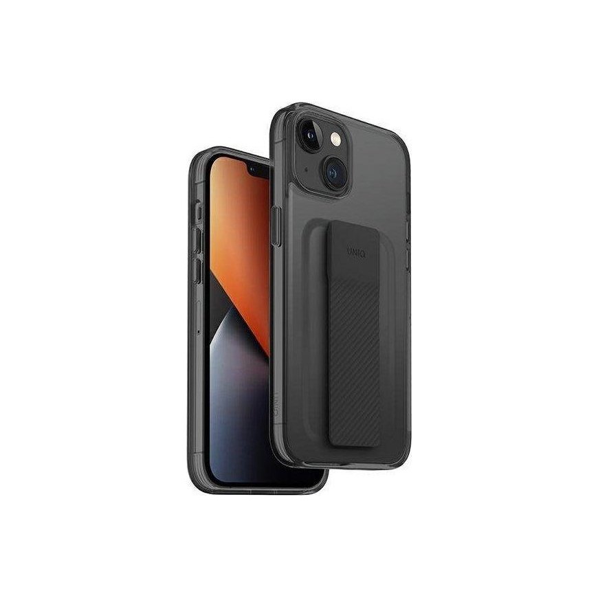 Case Uniq UNIQ etui Heldro Mount do iPhone 14 6.1" black/vapour smoke