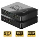 PremiumCord PREMIUMCORD HDMI splitter 1-2 ports, with USB power supply, 4K, FULL HD, 3D PremiumCord PREMIUMCORD HDMI splitter 1-2 ports, with USB power supply, 4K, FULL HD, 3D