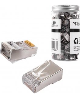 Spacetronik Cat6 FTP PT-RJ456FT-11 straight plug RJ45 PT-RJ456FT-11 100pcs Spacetronik