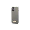 Guess GUHMP13XSPLG iPhone 13 Pro Max 6.7" Grey/Grey Hard Case Silicone Logo MagSafe