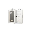 Guess GUHMP13XSPLG iPhone 13 Pro Max 6.7" Grey/Grey Hard Case Silicone Logo MagSafe