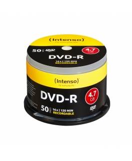 Intenso DVD-R 4.7GB, 16x 4,7 GB 50 tk