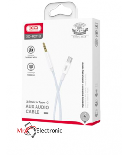 XO NB-R197 Aux Cable Adapter 2x 3.5mm Female (Audio & Microphone) to 3.5mm Male 20cm