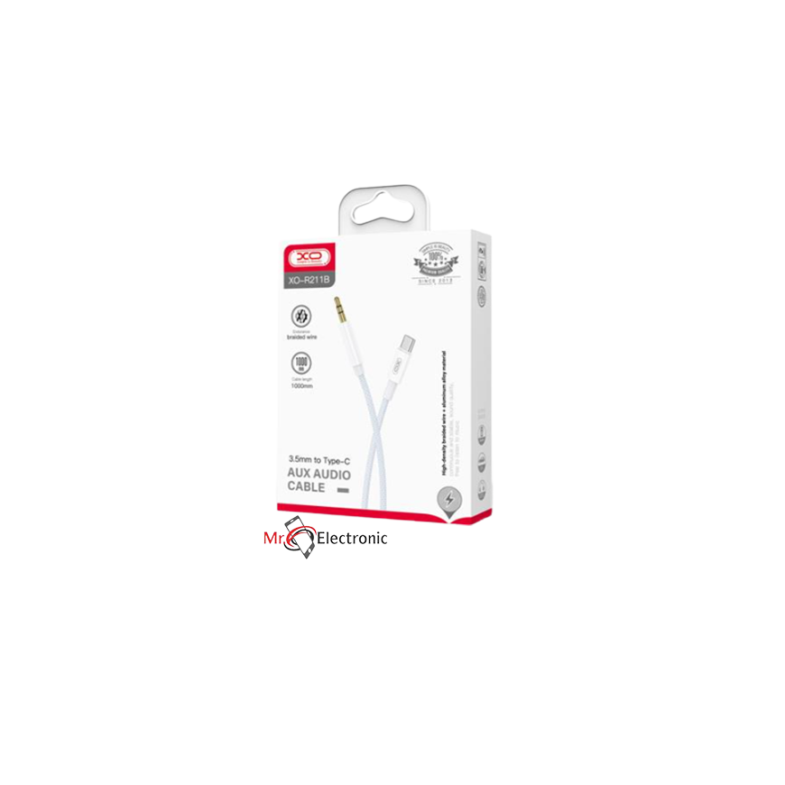 XO NB-R197 Aux Cable Adapter 2x 3.5mm Female (Audio & Microphone) to 3.5mm Male 20cm