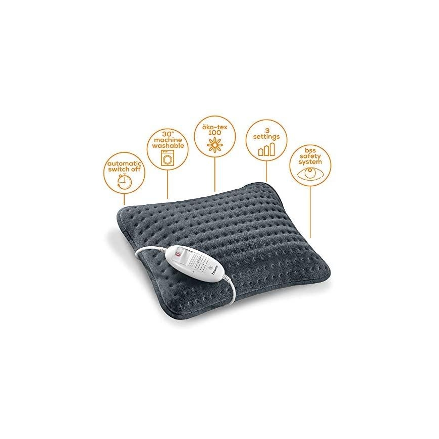 Beurer heating pad HK 48 Cozy, gray – 5
