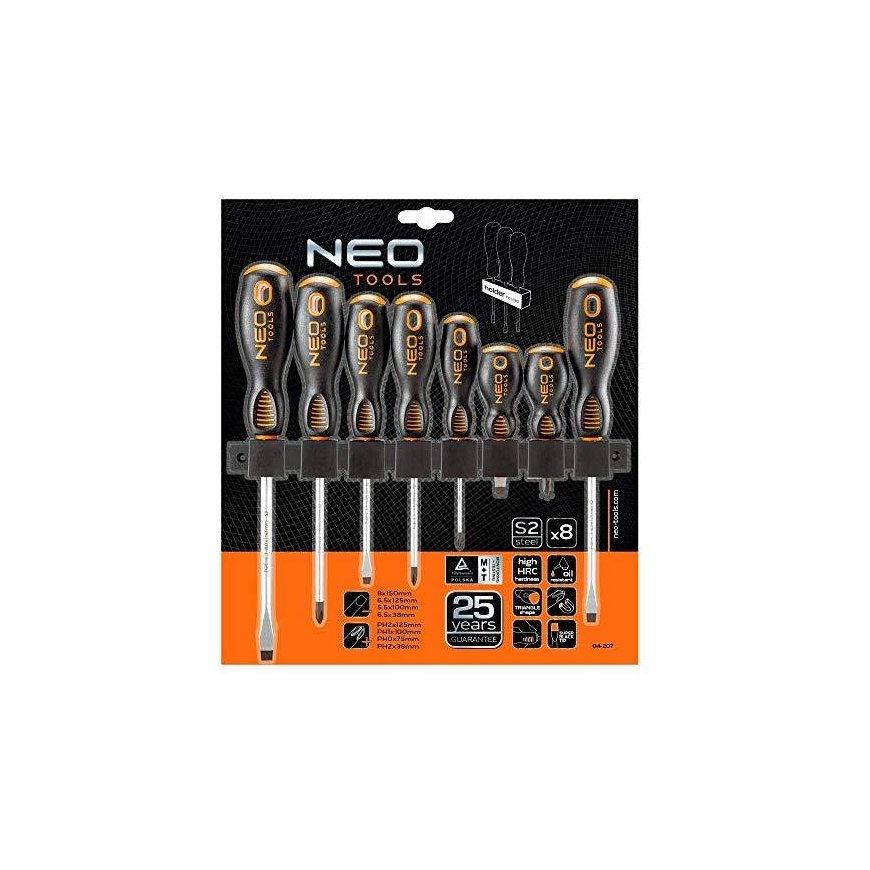 Neo Screwdriver set 8 pcs. (04-207) – 3