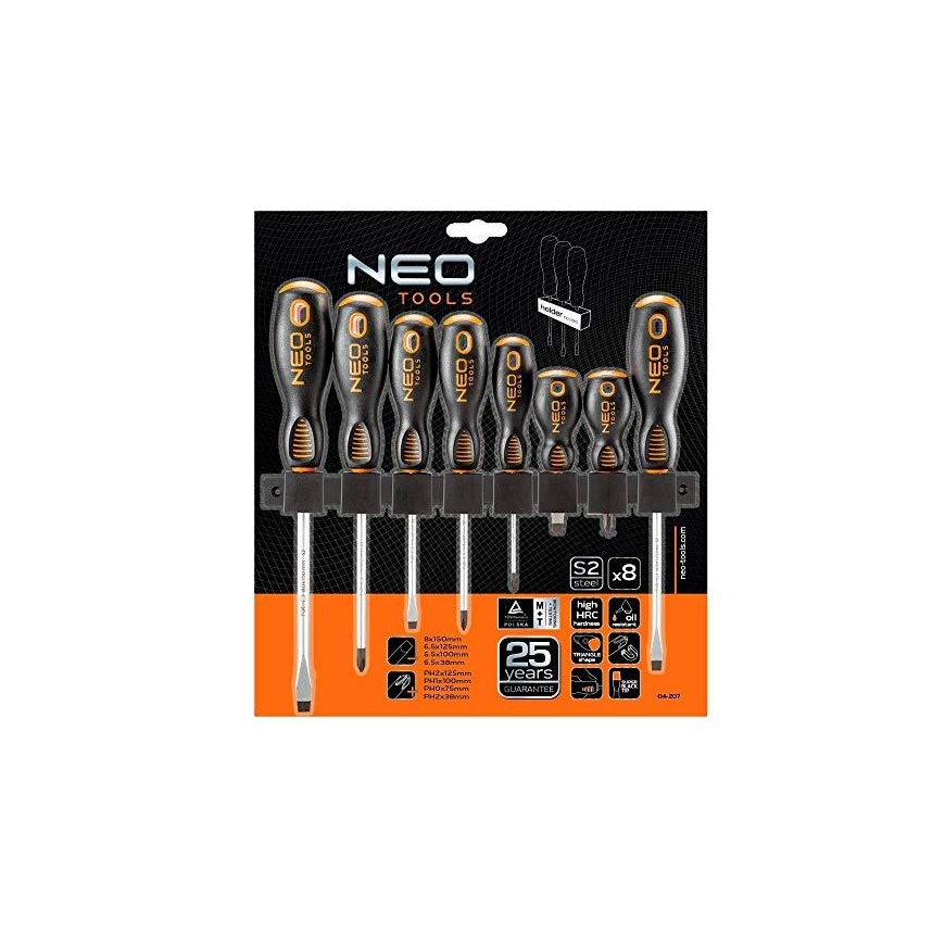 Neo Screwdriver set 8 pcs. (04-207) – 5