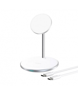 Wireless charger Choetech T581-F with stand (white)