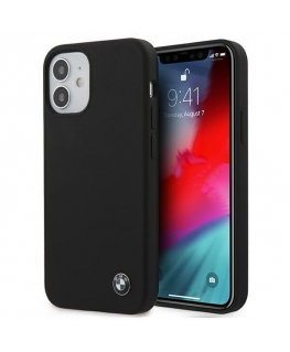 Case BMW BMHCP12SSILBK iPhone 12 mini 5.4" black/black hard silicone signature