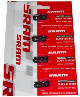 SRAM PowerLock -ketjulukko,10-vaihteinen, 4 kpl